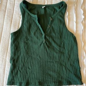 Forest Green Tank Top